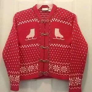 Vintage Heirlooms Red Sweater